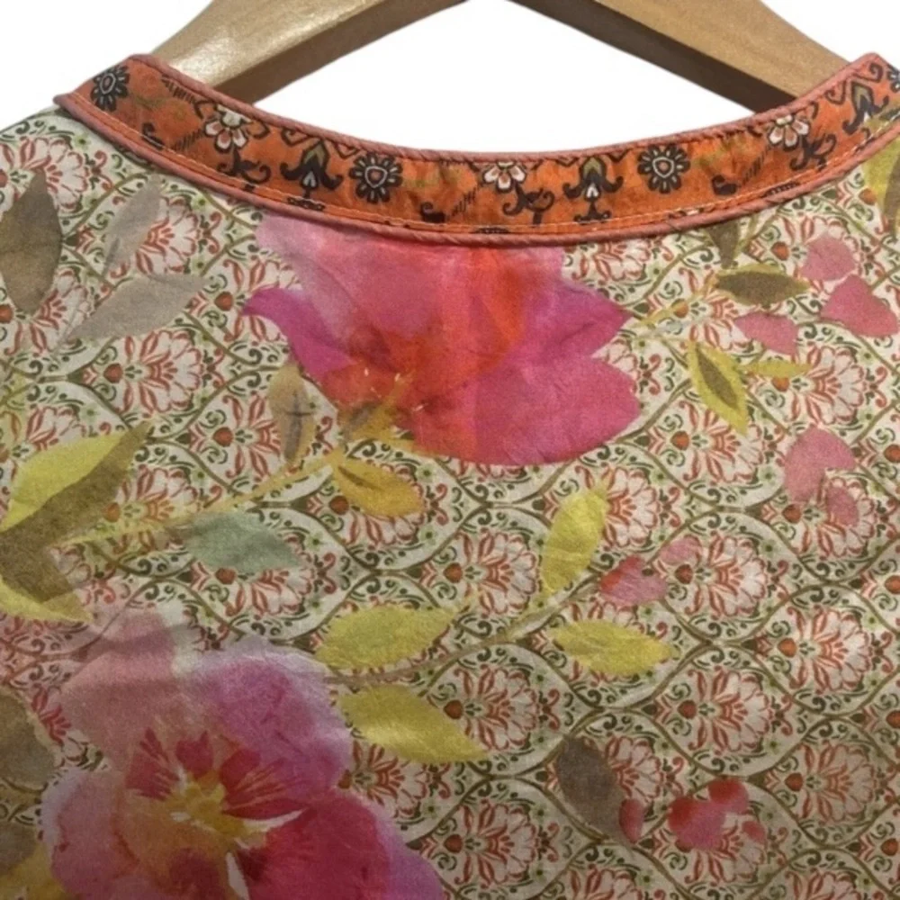 Johnny Was silk ELIANA LUCY DRESS NWT